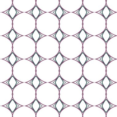 Dikişsiz geometrik süs vektör deseni. Soyut arka plan