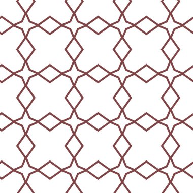 Dikişsiz geometrik süs vektör deseni. Soyut arka plan