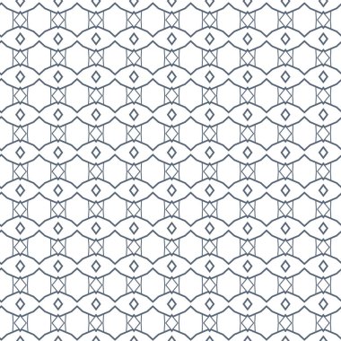 geometrik süsleme biçiminde kusursuz vektör deseni