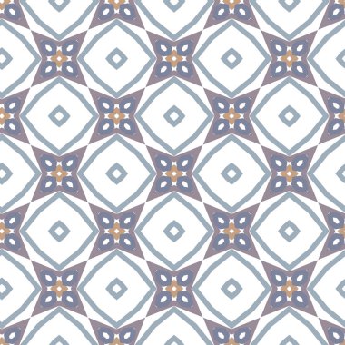 geometrik süsleme biçiminde kusursuz vektör deseni