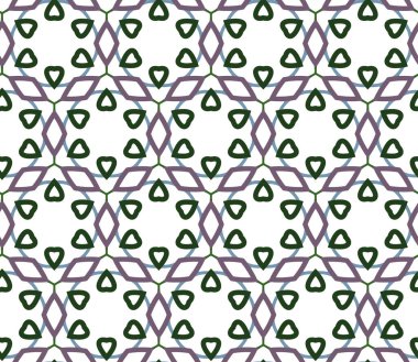 geometrik süsleme biçiminde kusursuz vektör deseni