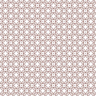 geometrik süsleme biçiminde kusursuz vektör deseni