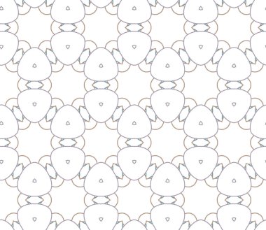 geometrik süsleme biçiminde kusursuz vektör deseni