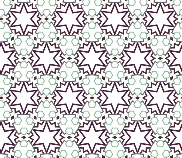 geometrik süsleme biçiminde kusursuz vektör deseni