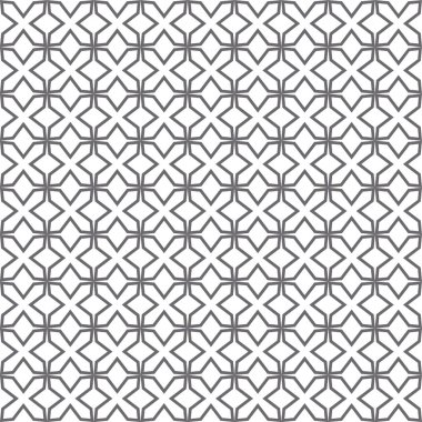 geometrik süsleme biçiminde kusursuz vektör deseni