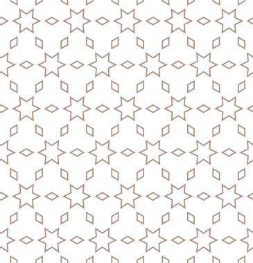 geometrik süsleme biçiminde kusursuz vektör deseni