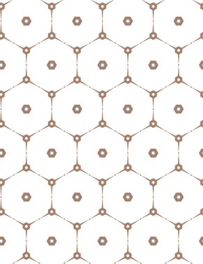 geometrik süsleme biçiminde kusursuz vektör deseni