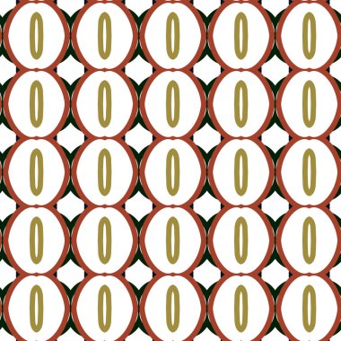 geometrik süsleme biçiminde kusursuz vektör deseni