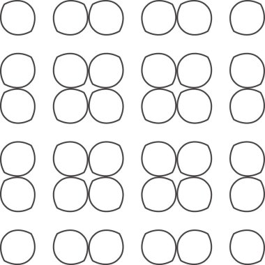 geometrik süsleme biçiminde kusursuz vektör deseni