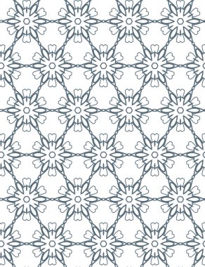 geometrik süsleme biçiminde kusursuz vektör deseni