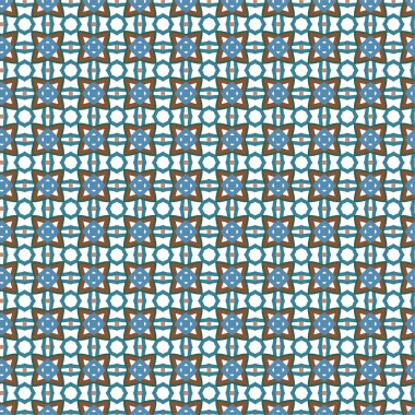 geometrik süsleme biçiminde kusursuz vektör deseni
