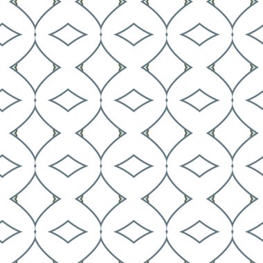 geometrik süsleme biçiminde kusursuz vektör deseni