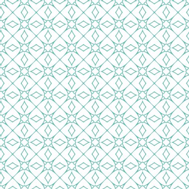 geometrik süsleme biçiminde kusursuz vektör deseni
