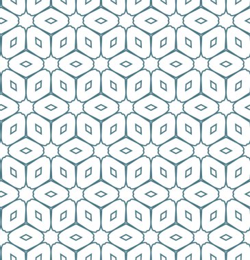 Kusursuz Vektör Deseni. Geometrik Süsleme Biçiminde Arkaplan DokusuName.