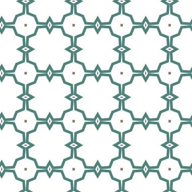 Kusursuz Vektör Deseni. Geometrik Süsleme Biçiminde Arkaplan DokusuName.