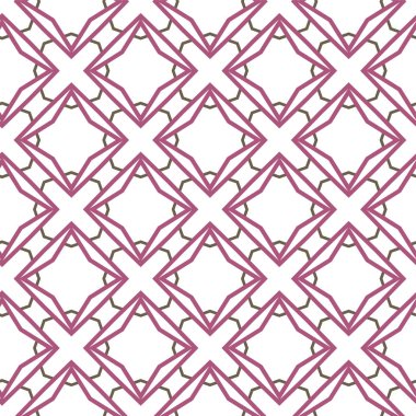 Kusursuz Vektör Deseni. Geometrik Süsleme Biçiminde Arkaplan DokusuName.