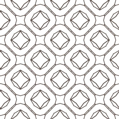 Kusursuz Vektör Deseni. Geometrik Süsleme Biçiminde Arkaplan DokusuName.