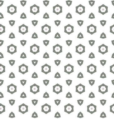 Kusursuz Vektör Deseni. Geometrik Süsleme Biçiminde Arkaplan DokusuName.