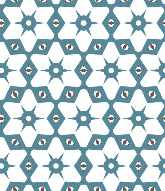 Dikişsiz geometrik süs vektör deseni. Soyut arka plan