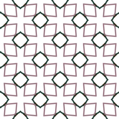 Dikişsiz geometrik süs vektör deseni. Soyut arka plan