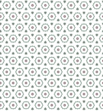 Dikişsiz geometrik süs vektör deseni. Soyut arka plan