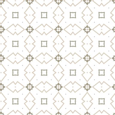 Dikişsiz geometrik süs vektör deseni. Soyut arka plan