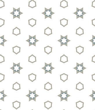 Dikişsiz geometrik süs vektör deseni. Soyut arka plan