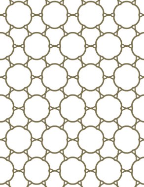 Geometrik süslemeli vektör deseni. Kusursuz tasarım dokusu.
