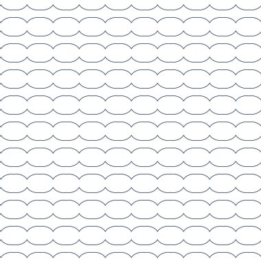 Geometrik süslemeli vektör deseni. Kusursuz tasarım dokusu.