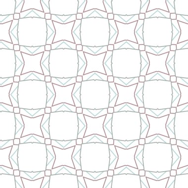 Geometrik süslemeli vektör deseni. Kusursuz tasarım dokusu.