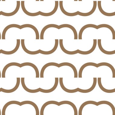 Kusursuz Vektör Deseni. Geometrik Süsleme Biçiminde Arkaplan DokusuName.