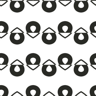 Kusursuz Vektör Deseni. Geometrik Süsleme Biçiminde Arkaplan DokusuName.