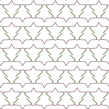 Kusursuz Vektör Deseni. Geometrik Süsleme Biçiminde Arkaplan DokusuName.