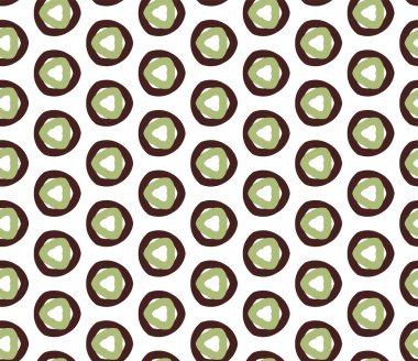 geometrik süsleme biçiminde kusursuz vektör deseni