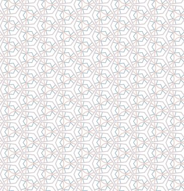 Dikişsiz geometrik süs vektör deseni. Soyut arka plan