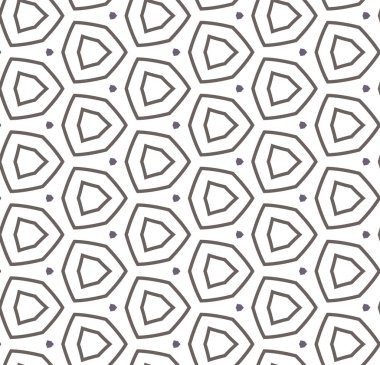 Dikişsiz geometrik süs vektör deseni. Soyut arka plan