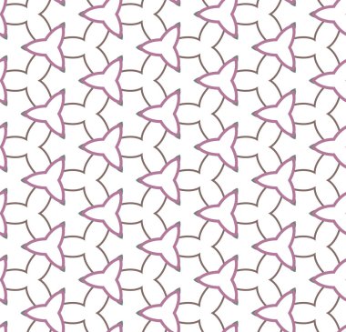 Kusursuz Vektör Deseni. Geometrik Süsleme Biçiminde Arkaplan DokusuName.