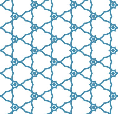 geometrik süsleme biçiminde kusursuz vektör deseni