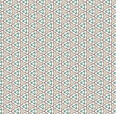 geometrik süsleme biçiminde kusursuz vektör deseni