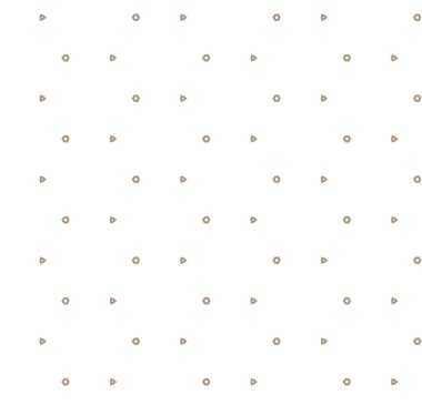 geometrik süsleme biçiminde kusursuz vektör deseni