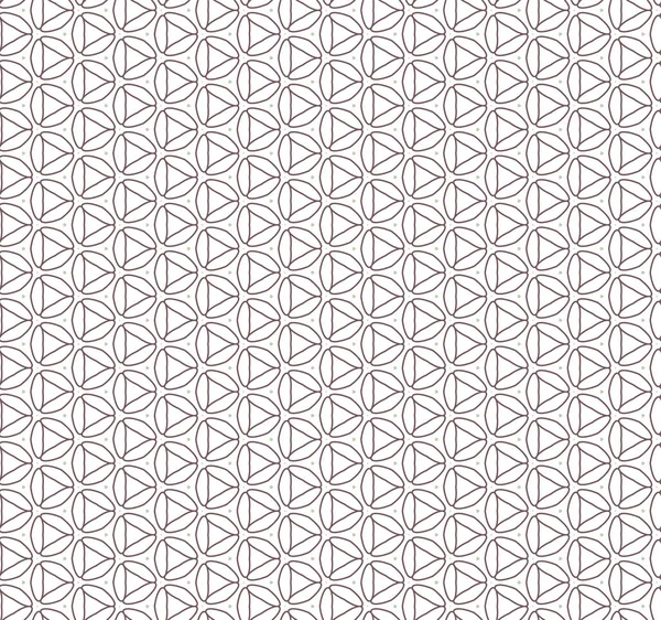 Geometrisches Ornamentales Vektormuster Nahtlose Design Textur — Stockvektor