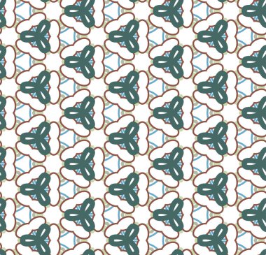 Kusursuz Vektör Deseni. Geometrik Süsleme Biçiminde Arkaplan DokusuName.