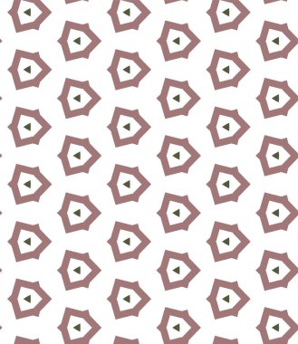Kusursuz Vektör Deseni. Geometrik Süsleme Biçiminde Arkaplan DokusuName.