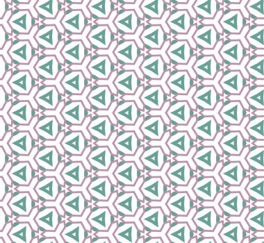 Geometrik süslemeli vektör deseni. Kusursuz tasarım dokusu.