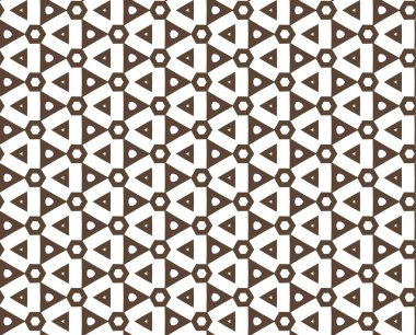 Dikişsiz geometrik süs vektör deseni. Soyut arka plan