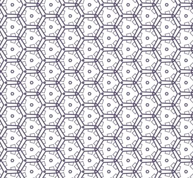 Geometrik süslemeli vektör deseni. Kusursuz tasarım dokusu.