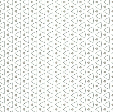 Geometrik süslemeli vektör deseni. Kusursuz tasarım dokusu.