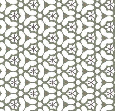 Geometrik süslemeli vektör deseni. Kusursuz tasarım dokusu.