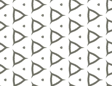 Geometrik süslemeli vektör deseni. Kusursuz tasarım dokusu.