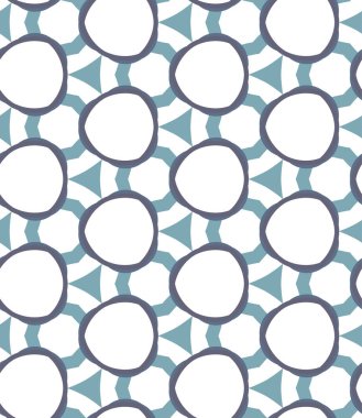 Geometrik süslemeli vektör deseni. Kusursuz tasarım dokusu.